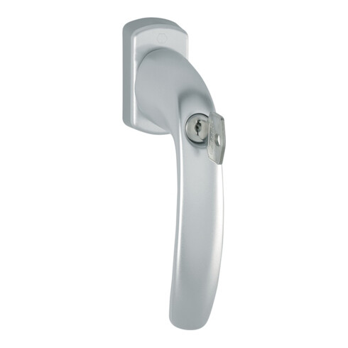 Hoppe Fenstergriff NY 0810S/U10 Alu.F1 32mm abschl.