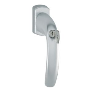 Hoppe Fenstergriff NY 0810S/U10 Alu.F9016 32mm abschl. Hoppe Fenstergriff NY 0810S/U10 Alu.F9016 32mm abschl.