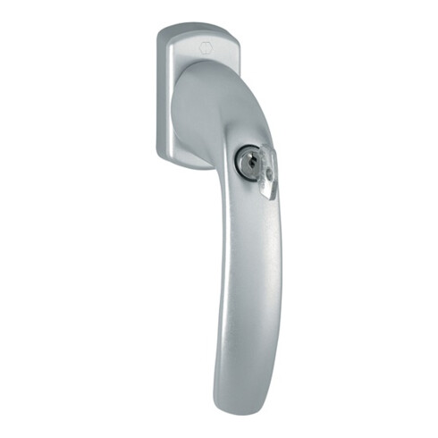 Hoppe Fenstergriff NY 0810SVS/U10 Alu.F1 35mm abschl.