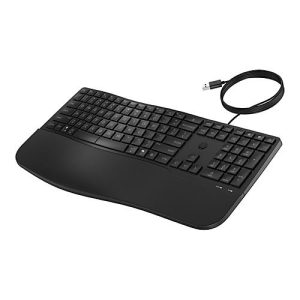 HP 485 Comfort – Tastatur – mehrere Geräte, 23 programmierbare Tasten, 3-Zonen-Layout – full size – USB – AZERTY HP 485 Comfort – Tastatur – mehrere Geräte, 23 programmierbare Tasten, 3-Zonen-Layout – full size – USB – AZERTY