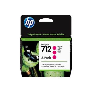 HP 712 – 3er-Pack – Magenta – original – DesignJet – Tintenpatrone