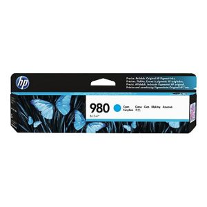 HP 980 – 86.5 ml – Cyan – Original – Tintenpatrone – für Officejet Enterprise Color MFP X585; Officejet Enterprise Color Flow MFP X585
