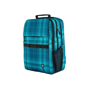 HP – Campus XL – Notebook-Rucksack – 40.9 cm (16.1′) – Tartan Plaid Blue