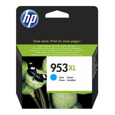 HP Tintenpatrone cyan 953XL/F6U16AE cy