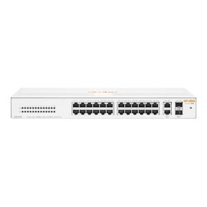 HPE Aruba Instant On 1430 26G 2SFP Switch – Switch – unmanaged – 26 x 10/100/1000 + 2 x 100/1000 SFP – Desktop, an Rack montierbar, wandmontierbar – BTO HPE Aruba Instant On 1430 26G 2SFP Switch – Switch – unmanaged – 26 x 10/100/1000 + 2 x 100/1000 SFP – Desktop, an Rack montierbar, wandmontierbar – BTO