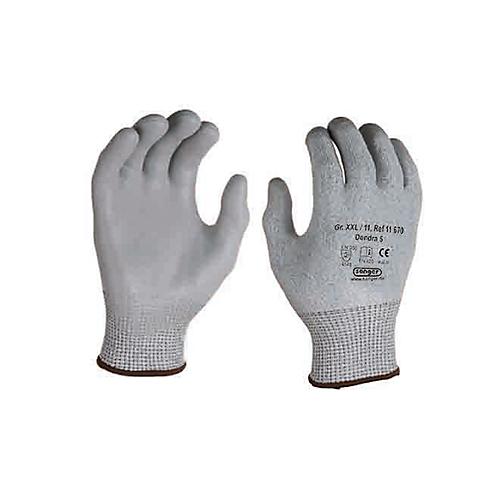 HPPE-Schnittschutz-Strickhandschuh Dondra, mit PU Mikroschaum-Beschichtung, 12 Paar, Größe XXL