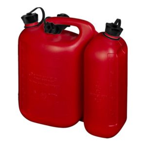 Hünersdorff Doppelkanister ECO 5,5+3 L, HD-PE rot, mit UN-Zulassung, Zubehör schwarz Hünersdorff Doppelkanister ECO 5,5+3 L, HD-PE rot, mit UN-Zulassung, Zubehör schwarz
