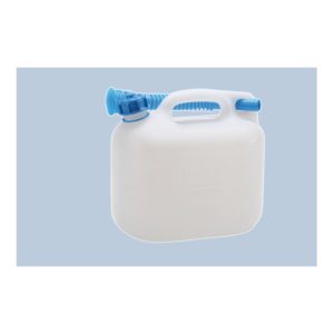 Hünersdorff Wasserkanister ECO 6 L mit Rohr, HD-PE natur, mit blauem Zubehör Hünersdorff Wasserkanister ECO 6 L mit Rohr, HD-PE natur, mit blauem Zubehör