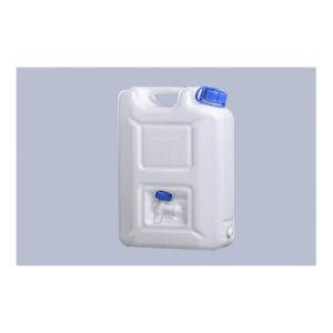 Hünersdorff Wasserkanister HD-PE natur mit integriertem Auslaufhahn, 20 Liter Hünersdorff Wasserkanister HD-PE natur mit integriertem Auslaufhahn, 20 Liter