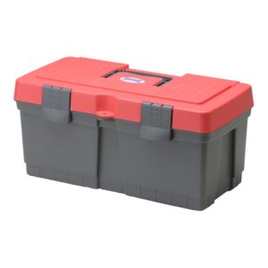 Hünersdorff Werkzeugkoffer ALPHA COMPACT aus PP grau/rot, 260x485x230 mm Hünersdorff Werkzeugkoffer ALPHA COMPACT aus PP grau/rot, 260x485x230 mm