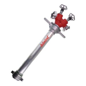 Hydrantenstandrohr STORZ Alu.DN 80 2xC-Abgang,2 Ventile ADMIRAL