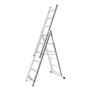 Hymer Alu-Pro, Allzweckleiter dreiteilig, 3×6 Sprossen Hymer Alu-Pro, Allzweckleiter dreiteilig, 3×6 Sprossen