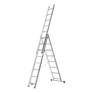 Hymer Alu-Pro, Allzweckleiter dreiteilig, 3×8 Sprossen Hymer Alu-Pro, Allzweckleiter dreiteilig, 3×8 Sprossen