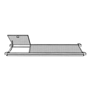 Hymer Bühne mit Durchstiegsklappe, 2,40 m x 0,65 m Hymer Bühne mit Durchstiegsklappe, 2,40 m x 0,65 m