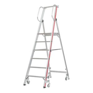 Hymer Plattforml. mit Handlauf+Rollen, Stufenzahl inkl. Plattform 5 Hymer Plattforml. mit Handlauf+Rollen, Stufenzahl inkl. Plattform 5