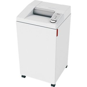 IDEAL Aktenvernichter 2604, Streifenschnitt 4 mm, P-2, 100 l, 26-28 Blatt Schnittleistung, mit Lenkrollen, weiß IDEAL Aktenvernichter 2604, Streifenschnitt 4 mm, P-2, 100 l, 26-28 Blatt Schnittleistung, mit Lenkrollen, weiß