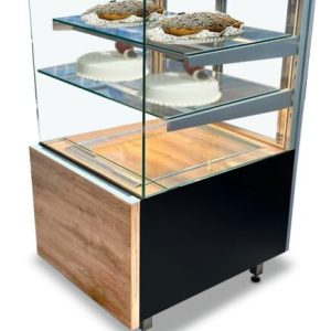 IGLOO Kuchentheke Kuchenvitrine GASTROLINE CUBE 0.6W ML08, Breite 610mm