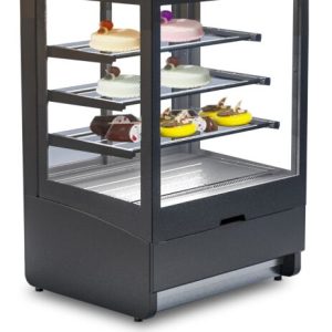 IGLOO Kuchentheke Kuchenvitrine INNOVA schwarz, 3 Regale, Breite 1400mm IGLOO Kuchentheke Kuchenvitrine INNOVA schwarz, 3 Regale, Breite 1400mm