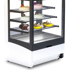 IGLOO Kuchentheke Kuchenvitrine INNOVA schwarz/weiss, 3 Regale, Breite 1000mm IGLOO Kuchentheke Kuchenvitrine INNOVA schwarz/weiss, 3 Regale, Breite 1000mm
