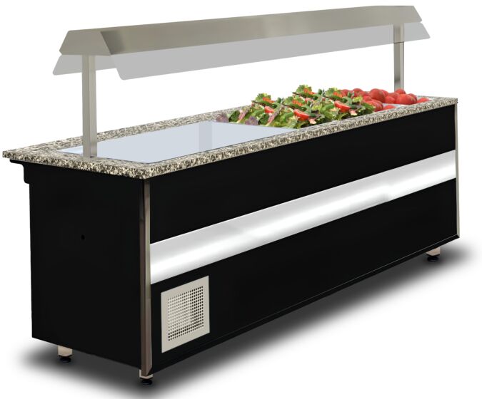 IGLOO Salatbar Buffetwagen Gastroline Open 2.0, Länge 2000mm