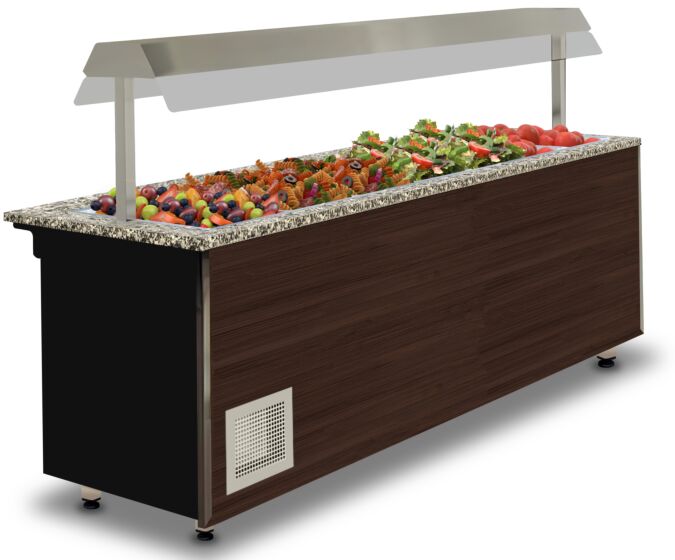 IGLOO Salatbar Buffetwagen Gastroline ML06 Open 2.0, Länge 2000mm