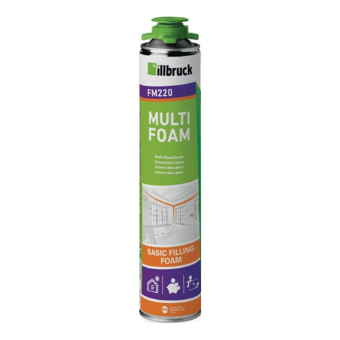 Illbruck 1K-PUR-Schaum FM220 Basic 750 ml B2 gelb m.Einweghandschuhe Dose