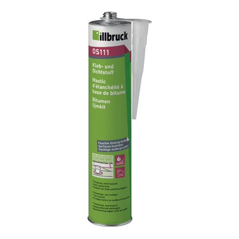 Illbruck Kleb- u.Dichtstoff OS111 400g schwarz Kartusche