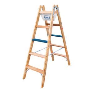 ILLER-LEITER Holz Stufen Stehleiter ERGO Plus 2×8 2108-7 ILLER-LEITER Holz Stufen Stehleiter ERGO Plus 2×8 2108-7