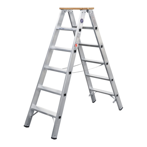ILLER-LEITER Stufenstehleiter beidseit. 4 Stufen 51704