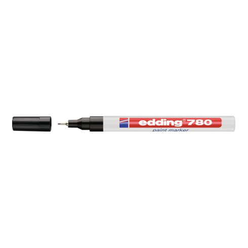 Industrie-Lackmarker 780 schwarz Strich-B.0,8mm Rundspitze EDDING