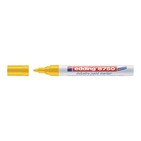 Industrie-Lackmarker 8750 gelb Strich-B.2-4mm Rundspitze EDDING