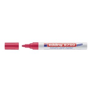 Industrie-Lackmarker 8750 rot Strich-B.2-4mm Rundspitze EDDING Industrie-Lackmarker 8750 rot Strich-B.2-4mm Rundspitze EDDING