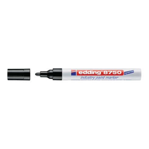 Industrie-Lackmarker 8750 schwarz Strich-B.2-4mm Rundspitze EDDING