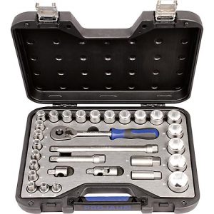 Industrie-Steckschlüsselkoffer, 1/2′ Größe, 30-tlg. Industrie-Steckschlüsselkoffer, 1/2′ Größe, 30-tlg.