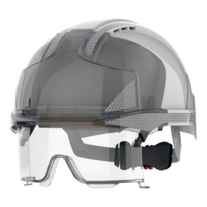 Industriekletterhelm EVO® VISTAlens® weiß/smoke ABS EN 397,EN 50365 JSP Industriekletterhelm EVO® VISTAlens® weiß/smoke ABS EN 397,EN 50365 JSP
