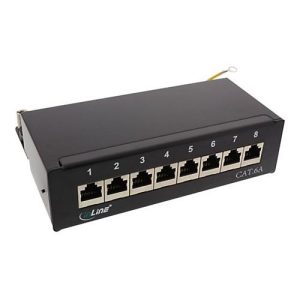 InLine – Patch Panel – geeignet für Wandmontage – CAT 6a – STP – RJ-45 X 8 InLine – Patch Panel – geeignet für Wandmontage – CAT 6a – STP – RJ-45 X 8