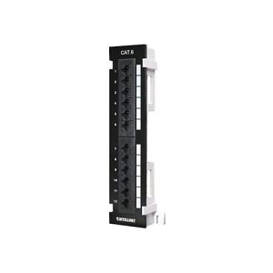 Intellinet 12-Port Cat6 Patchpanel zur Wandmontage, UTP – Patch Panel Intellinet 12-Port Cat6 Patchpanel zur Wandmontage, UTP – Patch Panel