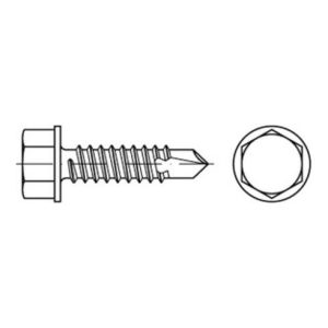 ISO 15480 Sechskant-Bohrschrauben Stahl ST 3,9 x 25 galvanisch verzinkt gal Zn S ISO 15480 Sechskant-Bohrschrauben Stahl ST 3,9 x 25 galvanisch verzinkt gal Zn S