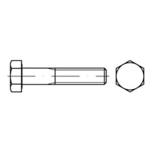 ISO 4014 Sechskant-Schaftschraube entspr. DGRL M12x75 1.7218 (25CrMo4) galvanisch verzinkt