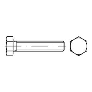ISO 4017 Sechskantschraube VG M8x40 Edelstahl A4 80 blank ISO 4017 Sechskantschraube VG M8x40 Edelstahl A4 80 blank