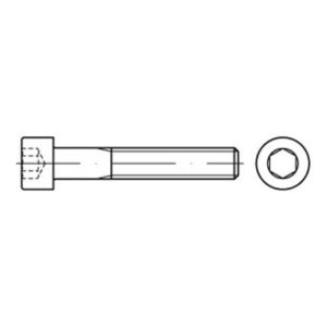ISO 4762  Zylinderschrauben 10.9 M 12 x 50 galvanisch verzinkt A2F, getempert gal Zn S