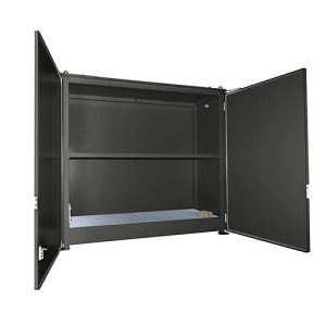 Isolierter Regalcontainer BAUER CEH 38-2, Stahl, Doppelflügeltor, B 4150 x T 1500 x H 3140 mm, grau Isolierter Regalcontainer BAUER CEH 38-2, Stahl, Doppelflügeltor, B 4150 x T 1500 x H 3140 mm, grau