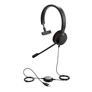Jabra On-Ear Headset Evolve 20 MS, USB, Schaumstoff-Ohrpolster, Mono Jabra On-Ear Headset Evolve 20 MS, USB, Schaumstoff-Ohrpolster, Mono