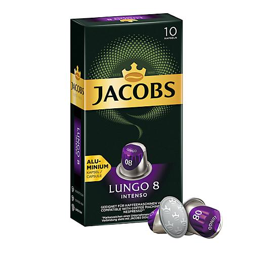Jacobs Lungo 8 Classico Kaffeekapseln, Röstkaffee, 10 x 52 g, Nespresso®-kompatibel, UTZ-zertifiziert