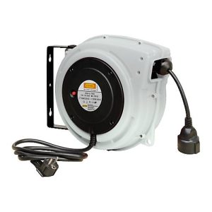 Kabelaufroller CEMO, Kunststoff, für Strom, geschlossen, max. 15m, Schlauchlänge 15m Kabelaufroller CEMO, Kunststoff, für Strom, geschlossen, max. 15m, Schlauchlänge 15m