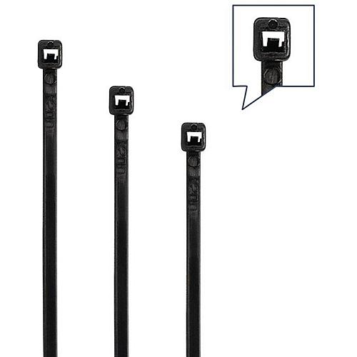 Kabelbinderset 350-tlg, PA 6.6 schwarz UV-stabil, selbstverlöschend, UL 94 V-2, DNV-GL zertifiziert