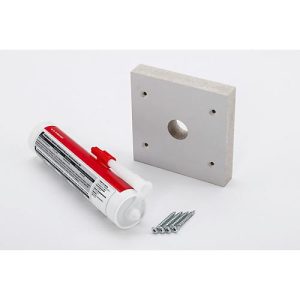 Kabeldurchführung für CEMO Akku Ladeschrank Basic/Premium/Premium Plus, verwendbar für die Verkabelung mit Brandmeldeanlagen, feuerfest, silber