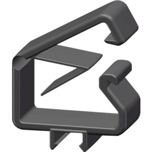 Kabelhalter CC5 für Arbeitstisch TRESTON Quick Edge, ESD-leitfähig, lichtgrau RAL 7035, 5 Stück