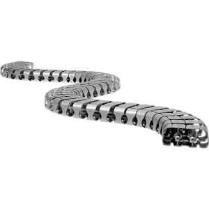 Kabelschlange Classic, mit Bodenauslassadapter, L 1250 mm, silber Kabelschlange Classic, mit Bodenauslassadapter, L 1250 mm, silber