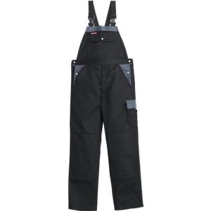 KANSAS® Latzhose Color, schwarz/grau, Gr. 58 KANSAS® Latzhose Color, schwarz/grau, Gr. 58